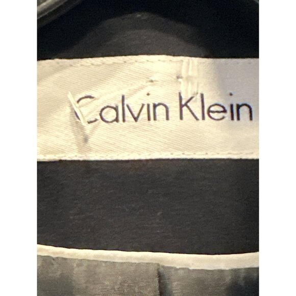 Calvin Klein Womens Navy Blazer Size 12 Classic Fit - Picture 2 of 7